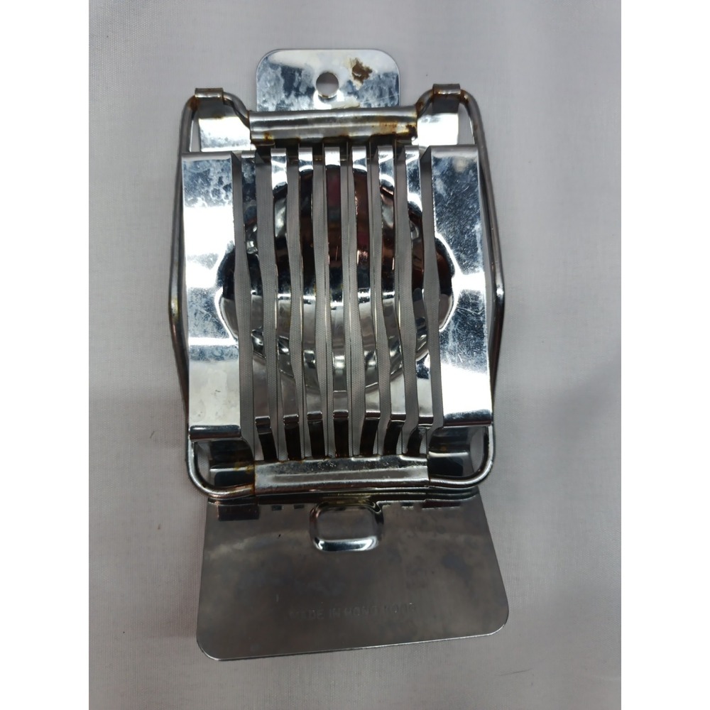 Vtg Metal Wire‎ Egg Slicer Made In Hong Kong